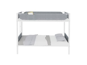 Lit superposé 90x190 cm OKWISH coloris blanc