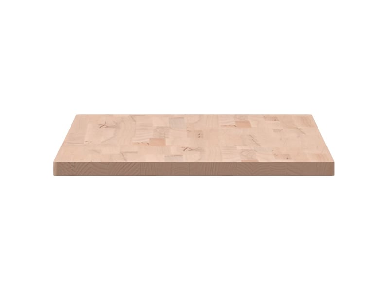 Comptoir de salle de bain, plan de travail 100x50x2,5 cm bois massif de hêtre cf65702 - Conforama E