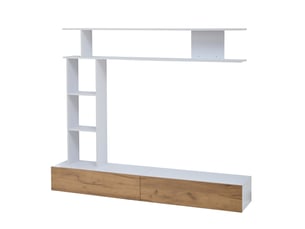 Meuble tv coloris bois clair 180 cm   