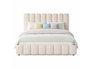 Lit coffre 160x200 cm TCQPZ coloris beige