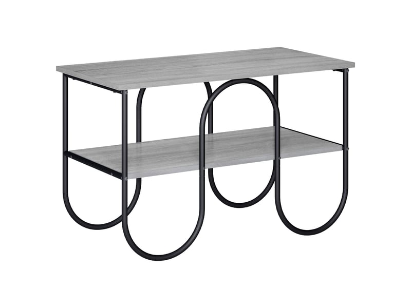  Meuble tv moderne, banc tv 80x40x50 cm sonoma gris bois d'ingénierie  - Conforama A