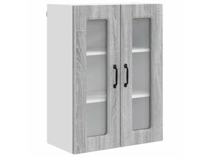 Meuble mural de cuisine | armoire de cuisine gris sonoma 60x31x80cm shl4203