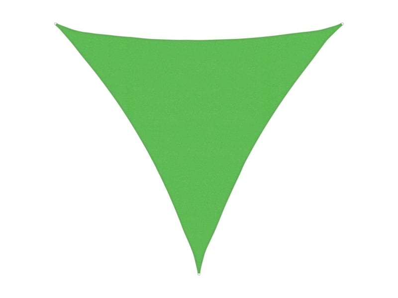  Voile d'ombrage - voile d'ombre - voile parasol 160 gm² vert clair 4x4x4 m pehd  - Conforama A