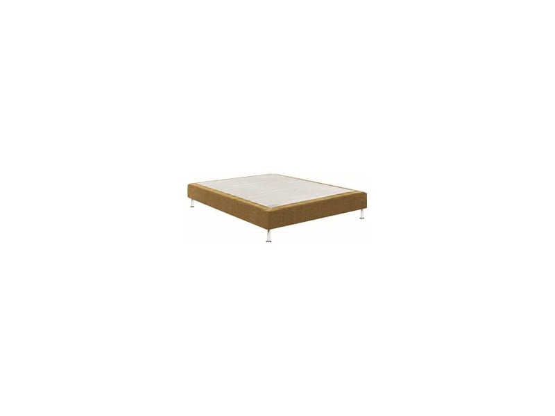  Sommier tapissier 2 places reset 2x90x200 cm tissu ocre 5 zones confort 7797869 - Conforama A