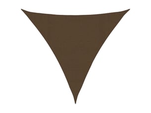 Voile d'ombrage - voile d'ombre - voile parasol 160 gm² marron 4x4x4 m pehd