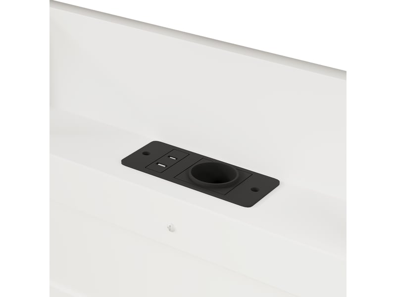  Lit superposé, lit 3 couchages avec escalier, usb et rangement, 200x90, 200x140 et 190x90 cm, matelas non précisé  - Conforama E