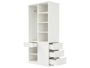 Armoire     <strong>MODERNLUXE</strong> <strong></strong> coloris blanc largeur 50 cm