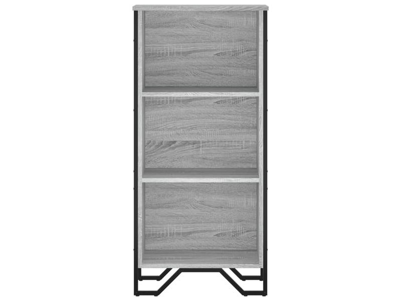  Bibliothèque, meuble de rangement salon sonoma gris 50x31x106 cm bois d'ingénierie  - Conforama D