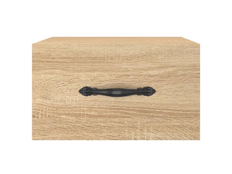  Table de chevet - cabinet de chevet - table de nuit murale chêne sonoma 35x35x20 cm  - Conforama D