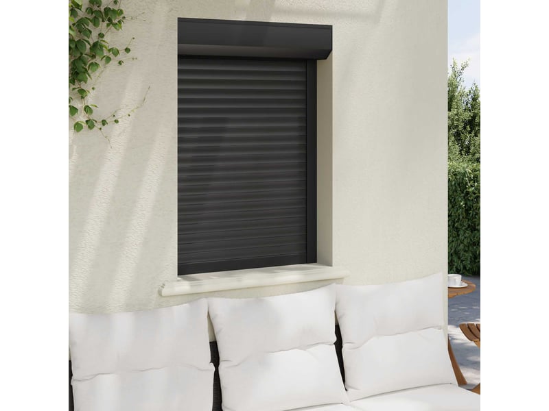 Store enrouleur, store roulant anthracite 70 x 100 cm aluminium et polyuréthane cf47239  - Conforama C
