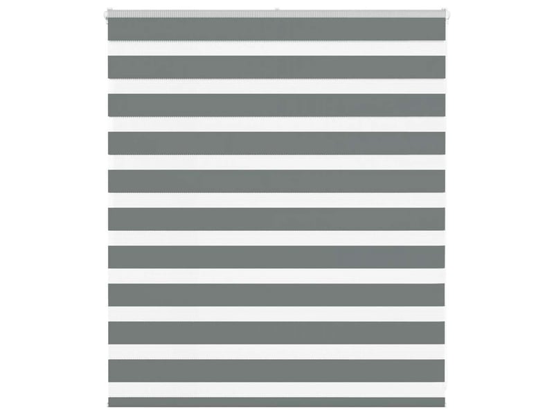  Store zèbre, store de fenêtre gris foncé largeur du tissu 120,9 cm polyester cf48559  - Conforama B