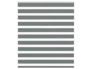 Store zèbre, store de fenêtre gris foncé largeur du tissu 120,9 cm polyester cf48559