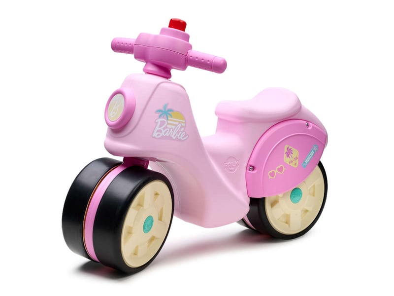  Porteur enfant scooter barbie avec roues silencieuses 1 à 3 ans - falk  - Conforama A