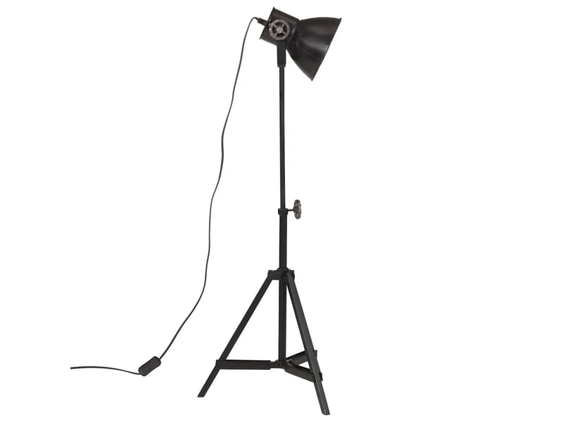  Lampadaire salon, lampe sur pied 25 w noir 35x35x6595 cm e27  - Conforama D