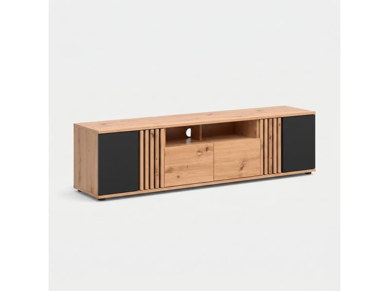  Meuble tv avec portes et tiroir vabres  - Conforama A
