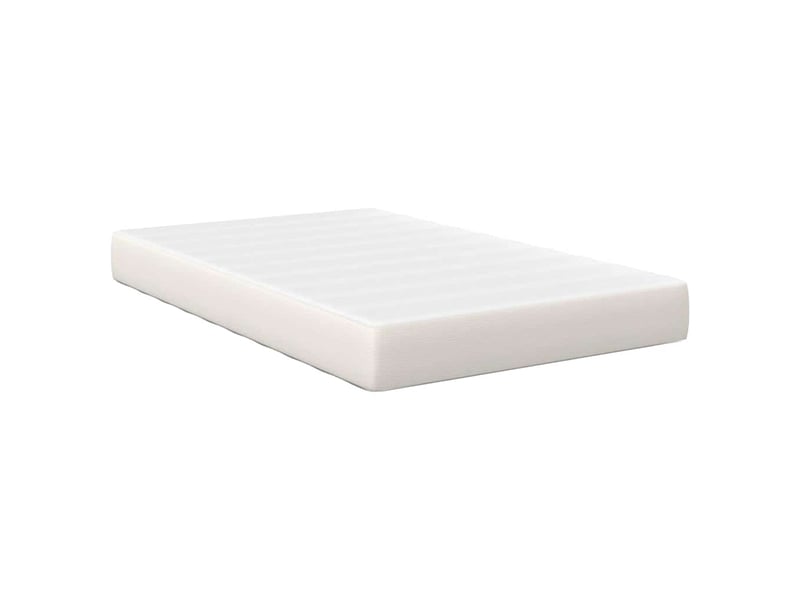  Lit double- lit adulte -  matelas de lit avec matelas crème 120 x 190 cm tissu  - Conforama A
