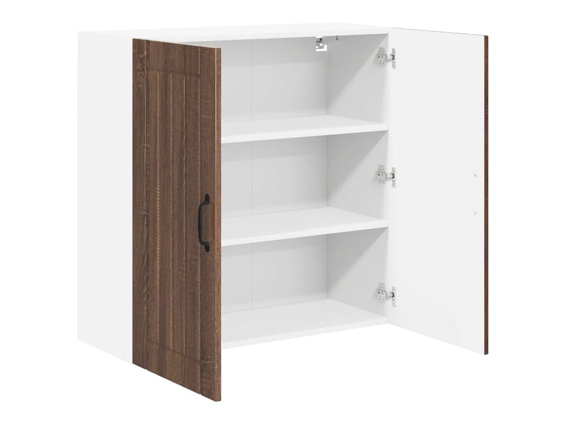  Armoire de cuisine chêne brun 80x31x80cm bois d'ingénierie shl7631  - Conforama E