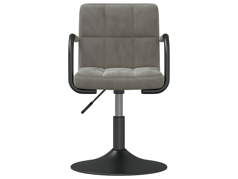  Tabouret de bar, chaise de bar gris clair velours shl47350  - Conforama C