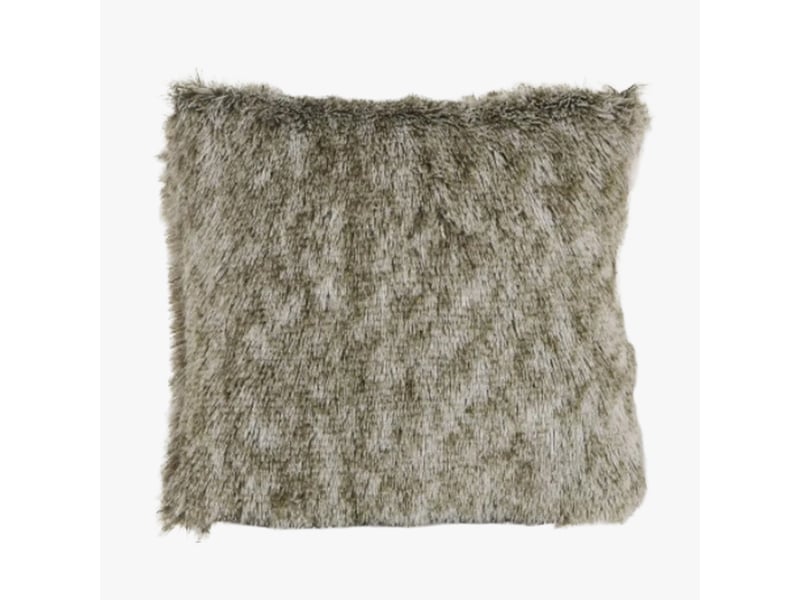  Coussin carré en tissu beige 42x42 cm  - Conforama A