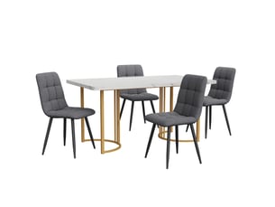 Ensemble table rectangulaire 0 banc(s) 4 chaise(s) 0 tabouret(s) inclu(s) <strong>MODENUIT </strong> <strong></strong>