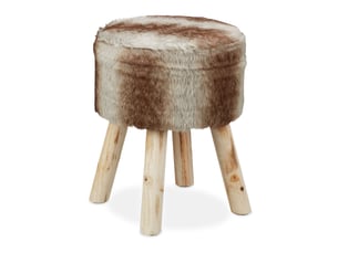 Pouf / repose pied HELLOSHOP 26  marron