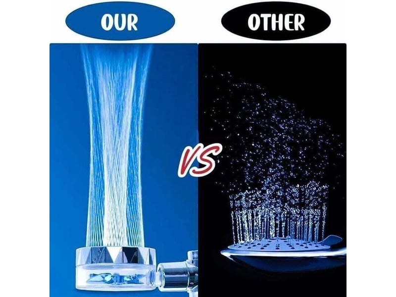  Pommeau douche haute pression wappiot anti-calcaire, filtre 4 éléments pp pour salle de bain  - Conforama B