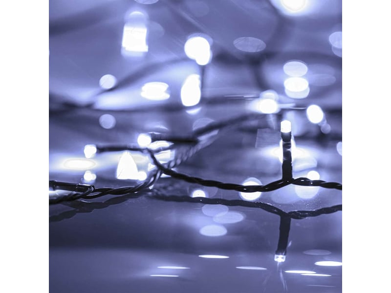  Guirlande led, éclairage de noël avec 300 led blanc froid 30 m pvc cf62364  - Conforama D