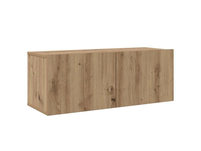  Ensemble meuble tv - banc tv - meuble de rangement 5 pcs chêne artisanal bois d'ingénierie  - Conforama E