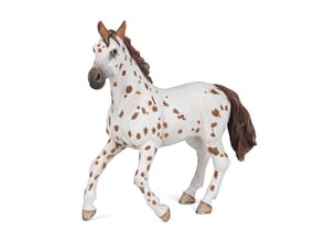 Jument appaloosa brune papo figurine