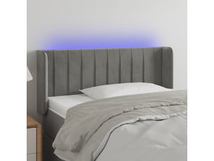 Tete de lit A poser largeur 103 cm <strong></strong> <strong></strong> argenté