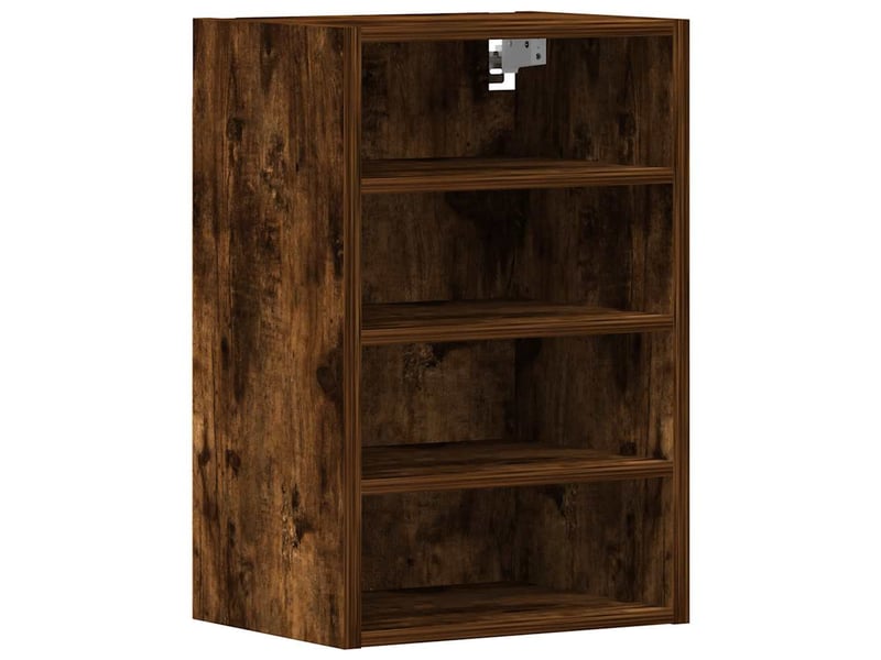  Meuble de rangement cuisine, armoire suspendue chêne fumé 40x29,5x60cm bois d'ingénierie  - Conforama A