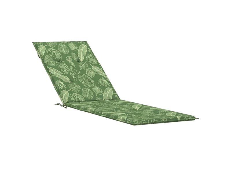  Coussin de chaise longue motif de feuilles tissu oxford cf32485  - Conforama A