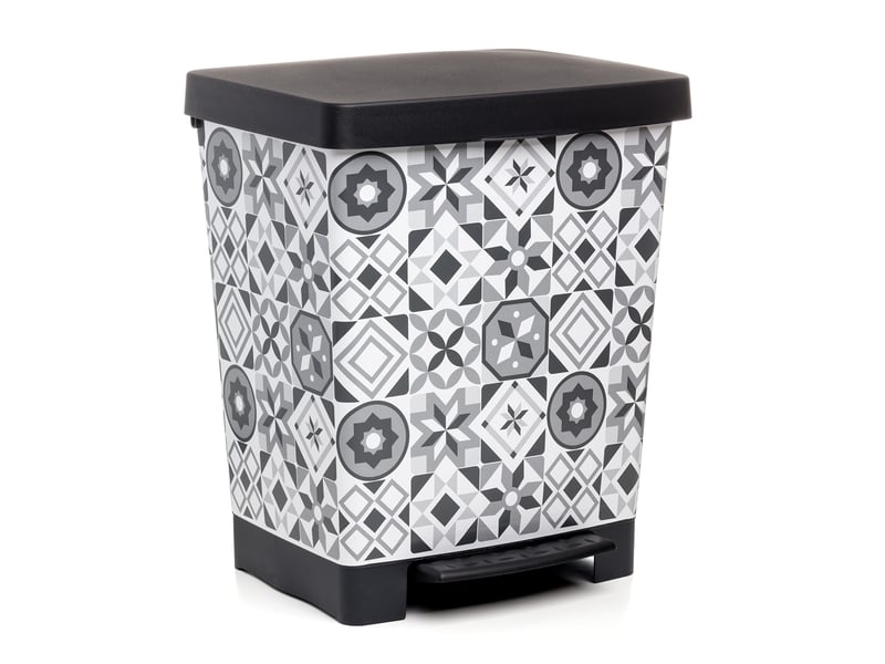  Poubelle cuisine avec pédale cubik deco 21 l, 33,5 x 30 x 39 cm  - Conforama A