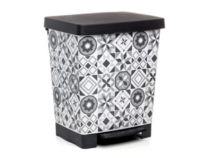 Poubelle cuisine avec pédale cubik deco 21 l, 33,5 x 30 x 39 cm