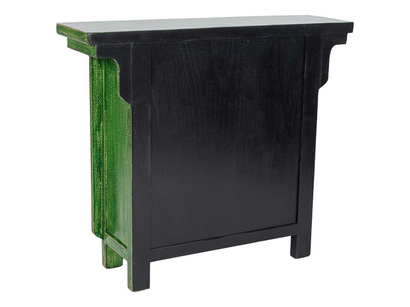  Meuble d'entrée en bois vert 100x28x86 cm h  - Conforama D