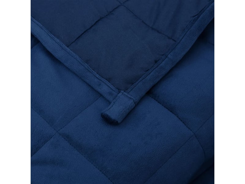  Couverture lestée adulte bleu 200x220 cm 13 kg tissu shl88033  - Conforama E