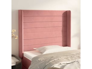 Tete de lit A poser largeur 93 cm rose