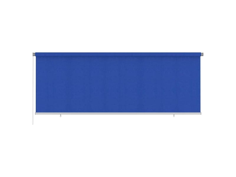  Store enrouleur, store roulant d'extérieur 405 (l) x 140 (h) cm bleu hdpe cf47399  - Conforama B