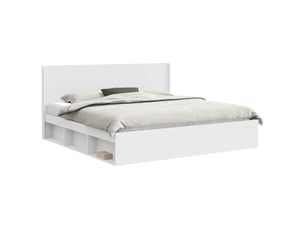 Lit 2 places 200x200 cm    coloris blanc