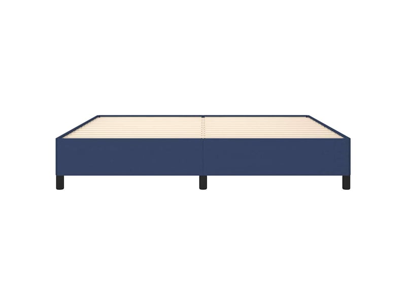  Lit double- lit adulte -  cadre de lit sans matelas bleu 200x200 cm tissu  - Conforama D
