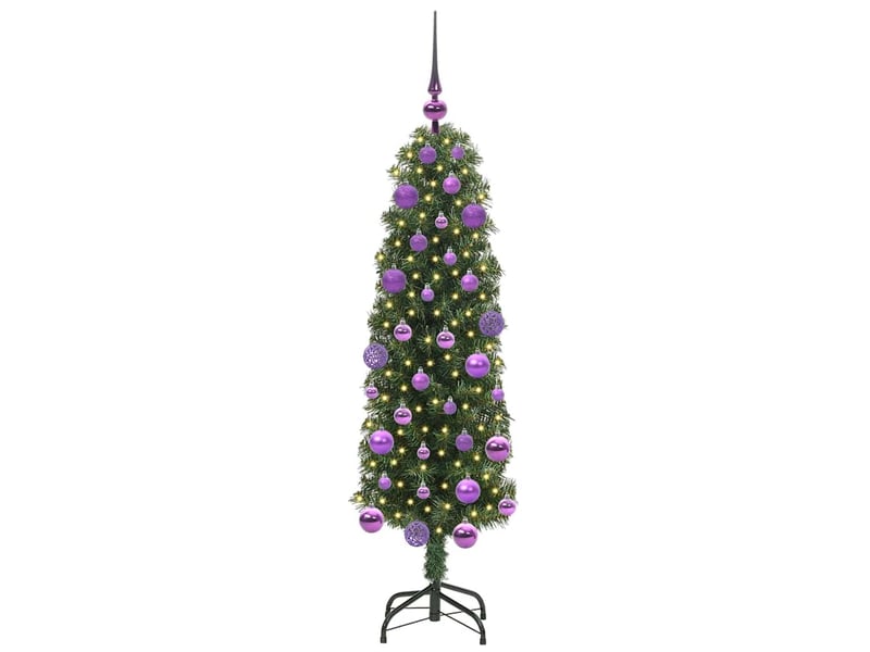  Sapin de noël artificiel, arbre de noël vert 120 cm pvc et acier et plastique shl9642  - Conforama C