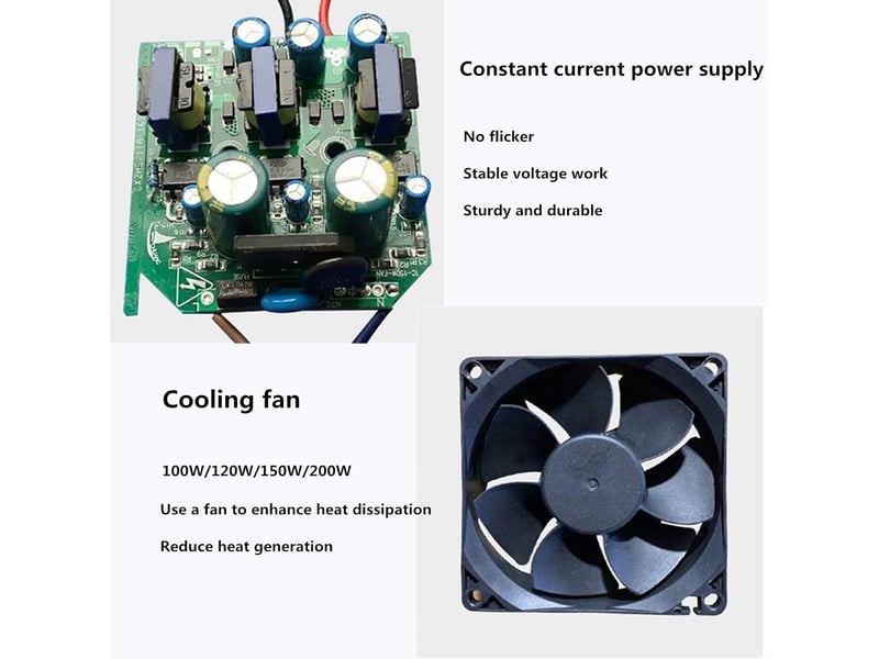  Ampoule e40 200w 20000lm 6500k industriel  - Conforama C