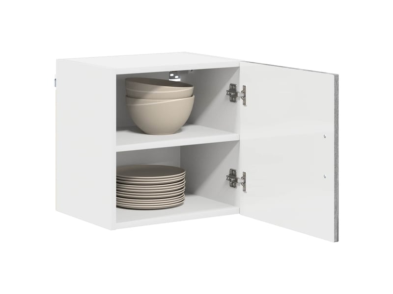Meuble mural de cuisine | armoire de cuisine gris sonoma 40x31x40cm shl9672 - Conforama C
