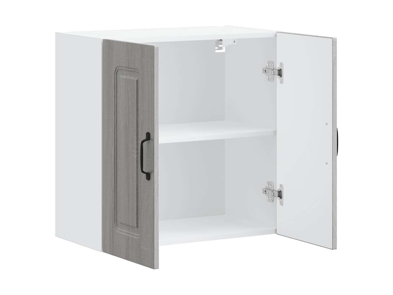 Armoire murale de cuisine kalmar sonoma gris bois d'ingénierie shl6661 - Conforama E