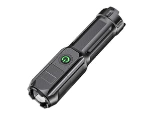 Led lumière forte lampe de poche usb rechargeable zoom rétractable lumière concentrée lumière d’inondation longue portée portable