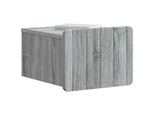 Table de chevet - cabinet de chevet - table de nuit mural sonoma gris 33 x 34,5 x 24 cm