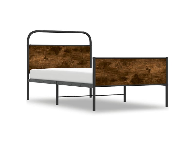  Lit simple- lit adulte -  cadre de lit sans matelas 100x200 cm chêne sonoma  - Conforama B