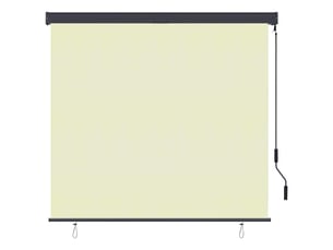 Store enrouleur, store roulant d'extérieur 160x250 cm crème cf47340