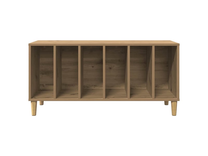  Armoire à disques chêne artisanal 100x38x48cm bois d'ingénierie shl407  - Conforama D