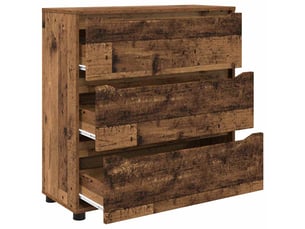 Armoire de rangement élégante minimaliste avec tiroirs 80 x 31 x 81 cm en bois d'ingénierie bois ancien 02_0054629